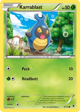 Karrablast  XY  Phantom Forces - Common XY - Phantom Forces Pokemon Single  Squirtle Squad Card Shop.
