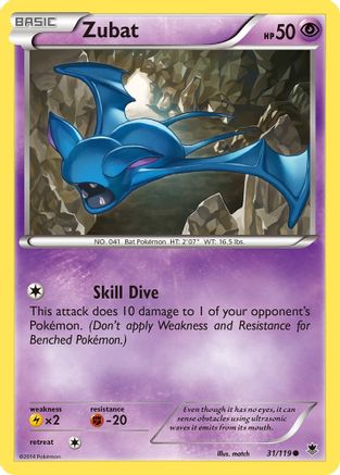 Zubat 031 - XY Phantom Forces - C