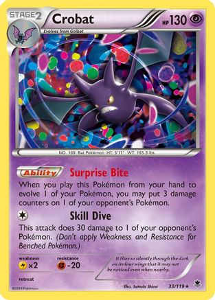 Crobat 033 (RH) - XY Phantom Forces - R