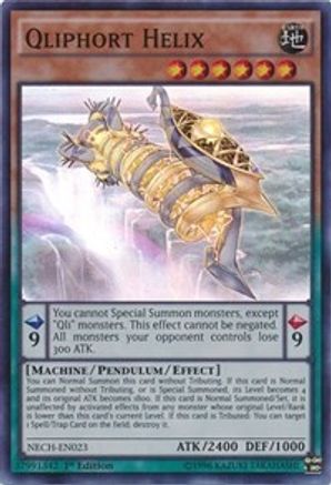 Qliphort Helix (NECH-EN023) - The New Challengers Unlimited The New Challengers Yugioh Single  Squirtle Squad Card Shop.