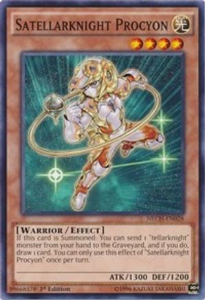 Satellarknight Procyon (NECH-EN028) - The New Challengers 1st Edition The New Challengers Yugioh Single  Squirtle Squad Card Shop.