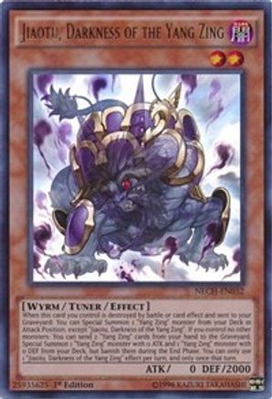Jiaotu, Darkness of the Yang Zing (NECH-EN032) - The New Challengers 1st Edition The New Challengers Yugioh Single  Squirtle Squad Card Shop.