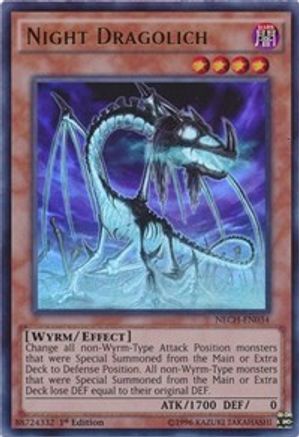 Night Dragolich (NECH-EN034) - The New Challengers Unlimited The New Challengers Yugioh Single  Squirtle Squad Card Shop.