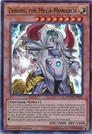 Zaborg the Mega Monarch (NECH-EN037) - The New Challengers Unlimited The New Challengers Yugioh Single  Squirtle Squad Card Shop.