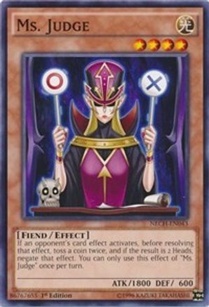 Ms. Judge (NECH-EN043) - The New Challengers Unlimited The New Challengers Yugioh Single  Squirtle Squad Card Shop.