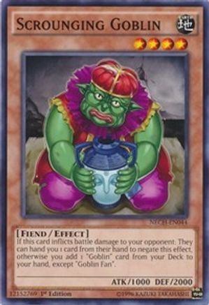 Scrounging Goblin (NECH-EN044) - The New Challengers Unlimited The New Challengers Yugioh Single  Squirtle Squad Card Shop.