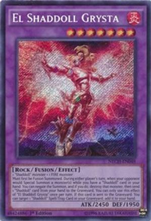 El Shaddoll Grysta (NECH-EN048) - The New Challengers 1st Edition The New Challengers Yugioh Single  Squirtle Squad Card Shop.
