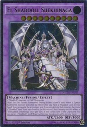 El Shaddoll Shekhinaga (UTR) (NECH-EN049) - The New Challengers Unlimited The New Challengers Yugioh Single  Squirtle Squad Card Shop.