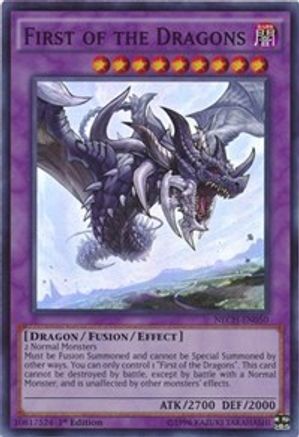 First of the Dragons (NECH-EN050) - The New Challengers Unlimited The New Challengers Yugioh Single  Squirtle Squad Card Shop.