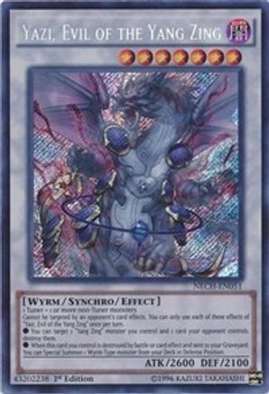Yazi, Evil of the Yang Zing (NECH-EN051) - The New Challengers Unlimited The New Challengers Yugioh Single  Squirtle Squad Card Shop.