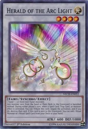 Herald of the Arc Light (NECH-EN052) - The New Challengers 1st Edition The New Challengers Yugioh Single  Squirtle Squad Card Shop.