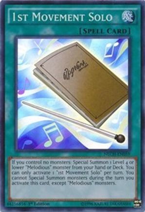 1st Movement Solo (NECH-EN059) - The New Challengers 1st Edition The New Challengers Yugioh Single  Squirtle Squad Card Shop.
