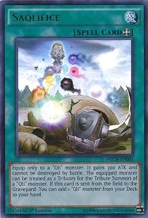 Saqlifice (NECH-EN061) - The New Challengers Unlimited The New Challengers Yugioh Single  Squirtle Squad Card Shop.