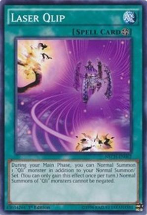 Laser Qlip (NECH-EN062) - The New Challengers Unlimited The New Challengers Yugioh Single  Squirtle Squad Card Shop.
