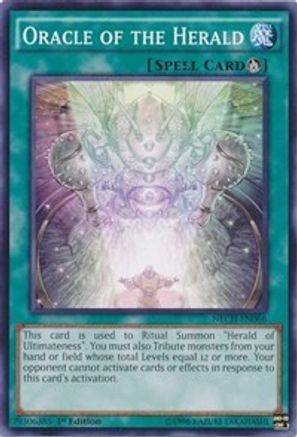 Oracle of the Herald (NECH-EN066) - The New Challengers 1st Edition The New Challengers Yugioh Single  Squirtle Squad Card Shop.