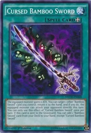 Cursed Bamboo Sword (NECH-EN068) - The New Challengers Unlimited The New Challengers Yugioh Single  Squirtle Squad Card Shop.