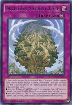 Naturia Sacred Tree (NECH-EN076) - The New Challengers Unlimited The New Challengers Yugioh Single  Squirtle Squad Card Shop.