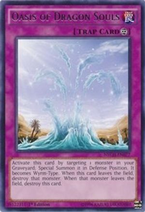 Oasis of Dragon Souls (NECH-EN077) - The New Challengers 1st Edition The New Challengers Yugioh Single  Squirtle Squad Card Shop.