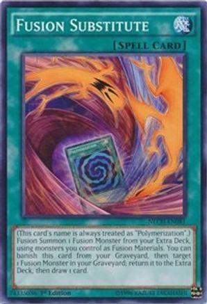 Fusion Substitute (NECH-EN081) - The New Challengers Unlimited The New Challengers Yugioh Single  Squirtle Squad Card Shop.