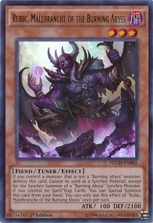 Rubic, Malebranche of the Burning Abyss (NECH-EN082) - The New Challengers 1st Edition The New Challengers Yugioh Single  Squirtle Squad Card Shop.