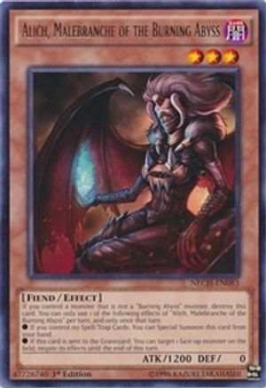 Alich, Malebranche of the Burning Abyss (NECH-EN083) - The New Challengers 1st Edition The New Challengers Yugioh Single  Squirtle Squad Card Shop.