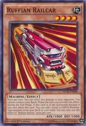 Ruffian Railcar (NECH-EN090) - The New Challengers 1st Edition The New Challengers Yugioh Single  Squirtle Squad Card Shop.