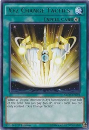 Xyz Change Tactics (NECH-EN094) - The New Challengers 1st Edition The New Challengers Yugioh Single  Squirtle Squad Card Shop.
