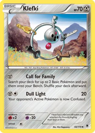 Klefki  XY  Phantom Forces - Uncommon XY - Phantom Forces Pokemon Single  Squirtle Squad Card Shop.