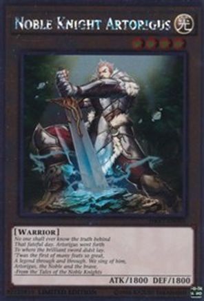 Noble Knight Artorigus (NKRT-EN003) - Noble Knights of the Round Table Box Set Limited Noble Knights of the Round Table Box Set Yugioh Single  Squirtle Squad Card Shop.