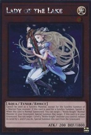 Lady of the Lake (NKRT-EN013) - Noble Knights of the Round Table Box Set Limited Noble Knights of the Round Table Box Set Yugioh Single  Squirtle Squad Card Shop.