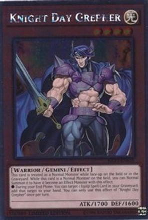 Knight Day Grepher (NKRT-EN015) - Noble Knights of the Round Table Box Set Limited Noble Knights of the Round Table Box Set Yugioh Single  Squirtle Squad Card Shop.