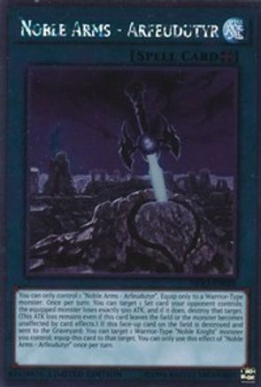 Noble Arms - Arfeudutyr (NKRT-EN020) - Noble Knights of the Round Table Box Set Limited Noble Knights of the Round Table Box Set Yugioh Single  Squirtle Squad Card Shop.