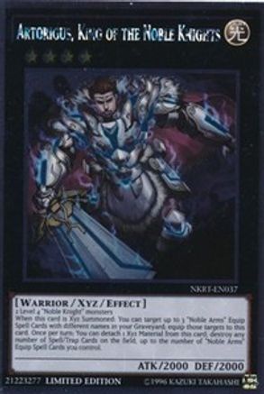 Artorigus, King of the Noble Knights (NKRT-EN037) - Noble Knights of the Round Table Box Set Limited Noble Knights of the Round Table Box Set Yugioh Single  Squirtle Squad Card Shop.