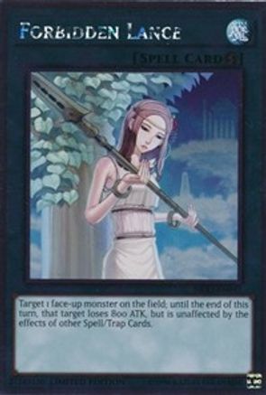 Forbidden Lance (NKRT-EN042) - Noble Knights of the Round Table Box Set Limited Noble Knights of the Round Table Box Set Yugioh Single  Squirtle Squad Card Shop.