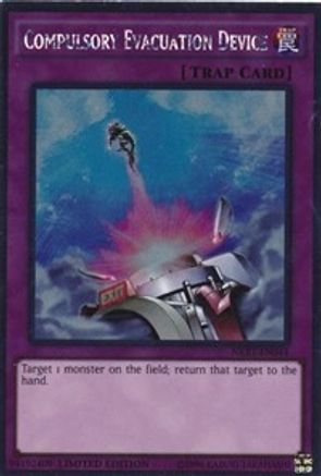 Compulsory Evacuation Device (NKRT-EN044) - Noble Knights of the Round Table Box Set Limited Noble Knights of the Round Table Box Set Yugioh Single  Squirtle Squad Card Shop.