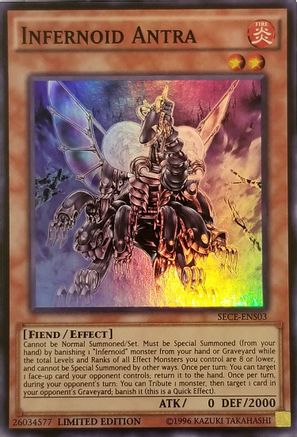 Infernoid Antra (SE) (SECE-ENS03) - Secrets of Eternity Limited Secrets of Eternity Yugioh Single  Squirtle Squad Card Shop.