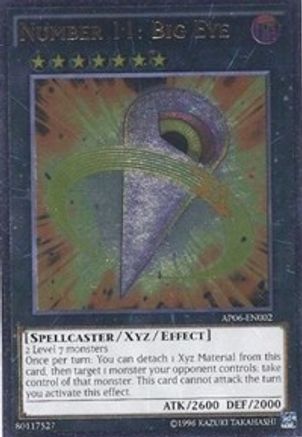 Number 11: Big Eye (UTR) (AP06-EN002) - Astral Pack 6 Unlimited Astral Pack 6 Yugioh Single  Squirtle Squad Card Shop.
