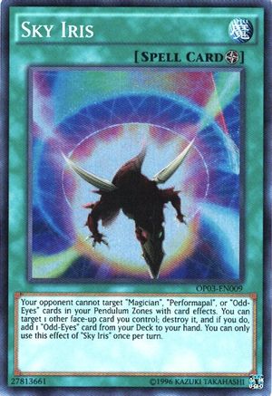 Sky Iris (OP03-EN009) - OTS Tournament Pack 3 Unlimited OTS Tournament Pack 3 Yugioh Single  Squirtle Squad Card Shop.