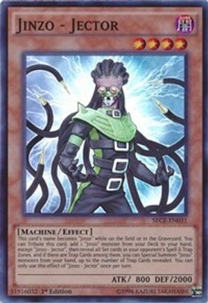 Jinzo - Jector (SECE-EN031) - Secrets of Eternity 1st Edition Secrets of Eternity Yugioh Single  Squirtle Squad Card Shop.