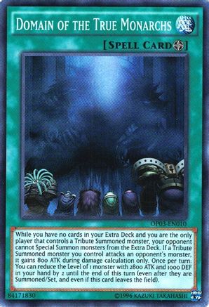 Domain of the True Monarchs (OP03-EN010) - OTS Tournament Pack 3 Unlimited OTS Tournament Pack 3 Yugioh Single  Squirtle Squad Card Shop.