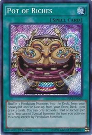 Pot of Riches (SECE-EN063) - Secrets of Eternity Unlimited Secrets of Eternity Yugioh Single  Squirtle Squad Card Shop.