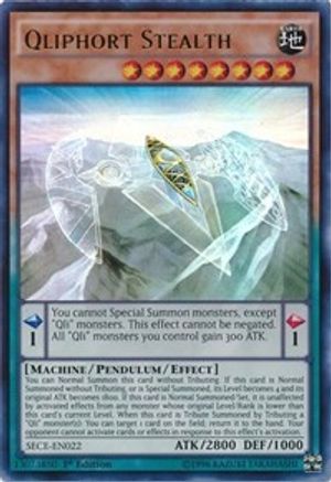 Qliphort Stealth (SECE-EN022) - Secrets of Eternity Unlimited Secrets of Eternity Yugioh Single  Squirtle Squad Card Shop.