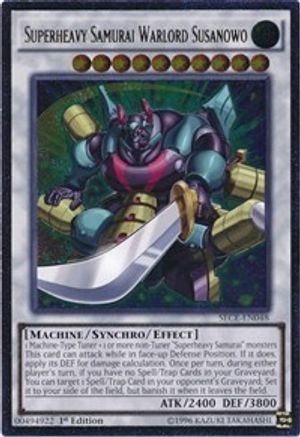 Superheavy Samurai Warlord Susanowo (UTR) (SECE-EN048) - Secrets of Eternity 1st Edition Secrets of Eternity Yugioh Single  Squirtle Squad Card Shop.