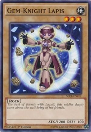 Gem-Knight Lapis (SECE-EN012) - Secrets of Eternity 1st Edition Secrets of Eternity Yugioh Single  Squirtle Squad Card Shop.