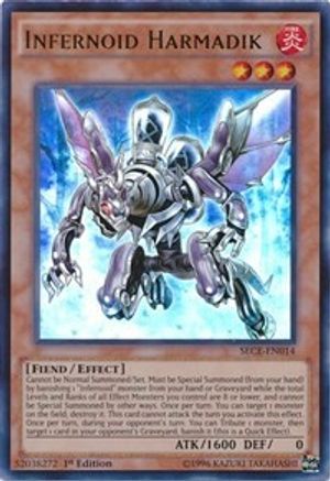 Infernoid Harmadik (SECE-EN014) - Secrets of Eternity 1st Edition Secrets of Eternity Yugioh Single  Squirtle Squad Card Shop.