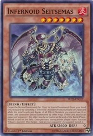 Infernoid Seitsemas (SECE-EN017) - Secrets of Eternity 1st Edition Secrets of Eternity Yugioh Single  Squirtle Squad Card Shop.