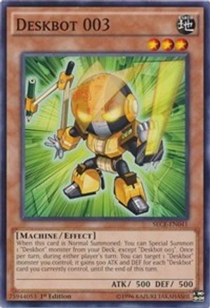 Deskbot 003 (SECE-EN041) - Secrets of Eternity Unlimited Secrets of Eternity Yugioh Single  Squirtle Squad Card Shop.