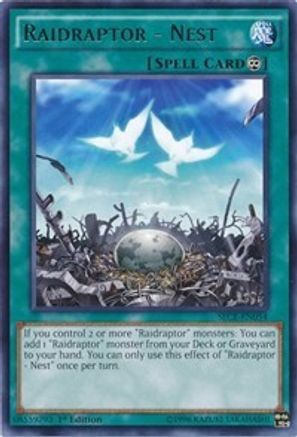 Raidraptor - Nest (SECE-EN054) - Secrets of Eternity 1st Edition Secrets of Eternity Yugioh Single  Squirtle Squad Card Shop.
