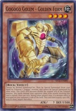Gogogo Golem - Golden Form (SECE-EN090) - Secrets of Eternity 1st Edition Secrets of Eternity Yugioh Single  Squirtle Squad Card Shop.