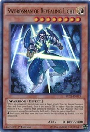 Swordsman of Revealing Light (SECE-EN095) - Secrets of Eternity 1st Edition Secrets of Eternity Yugioh Single  Squirtle Squad Card Shop.